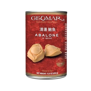 GEOMAR Golden Abalone in Brine - 6 Pieces (450g)