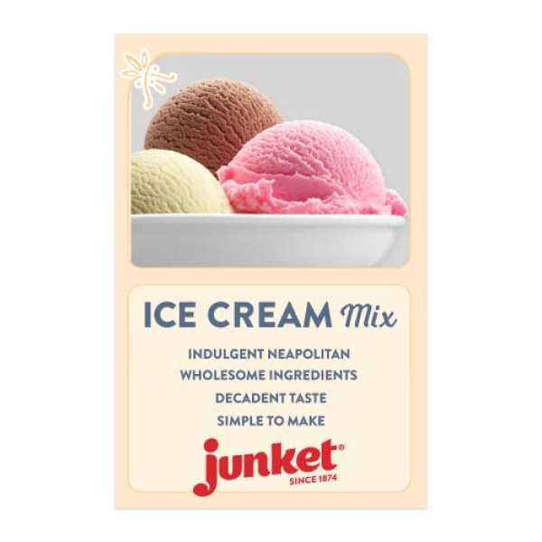 Junket Ice Cream Mix - 2 Vanilla, 2 Chocolate, 2 Strawberry