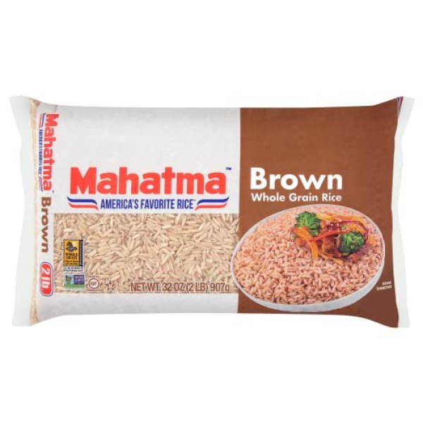 Mahatma Whole-Grain Brown Rice, 907g Bag