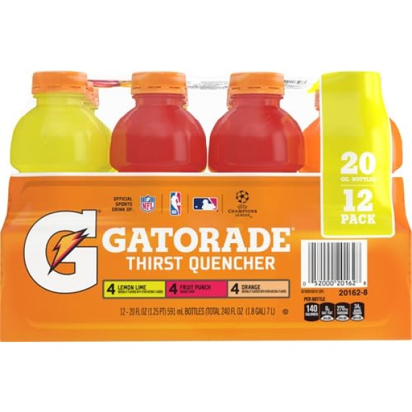 Gatorade Thirst Quencher, Variety Pack, 591ml, 12 Pack
