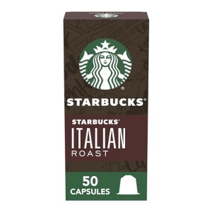 Starbucks Nespresso Dark Roast Italian Coffee (50-count)