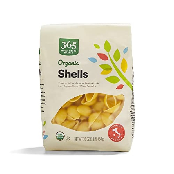 365 by Whole Foods Market, Organic Shells, 454g