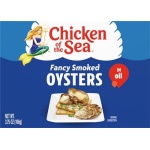 Chicken of the Sea Smoked Oysters in Oil, 106g Can