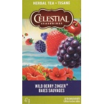 Celestial Wild Berry Zinger Herbal Tea, 20 Bags