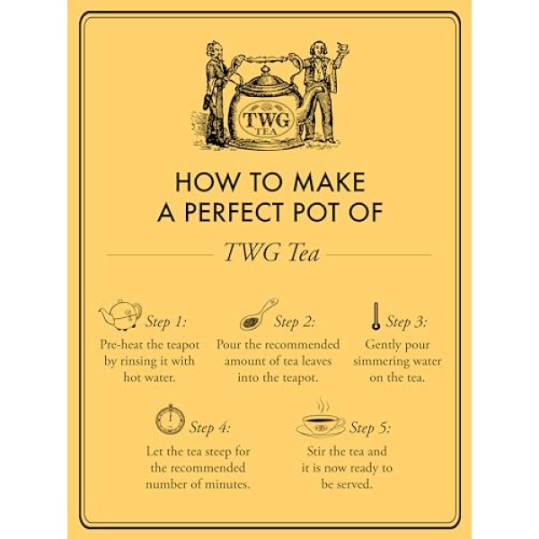 TWG Tea 1837 Black Tea, Fruits & Flowers, 100g Tin