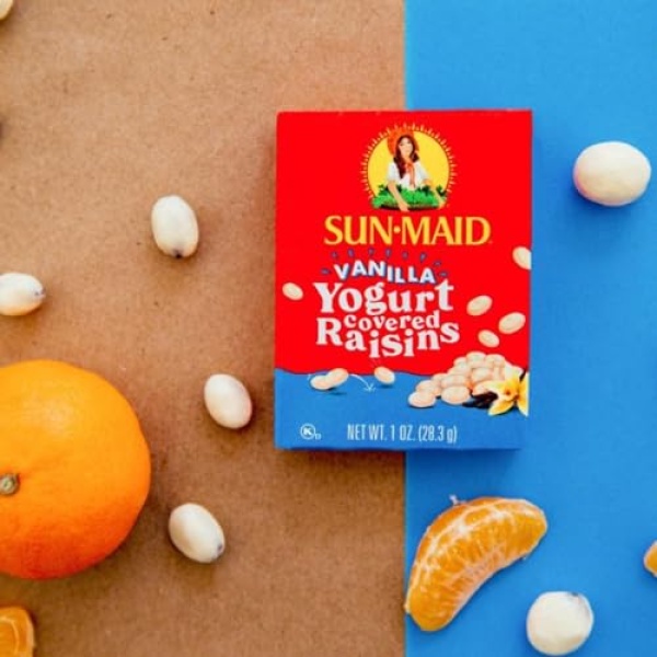 Sun-Maid Vanilla Yogurt Raisins - 6 Pack (28g each)