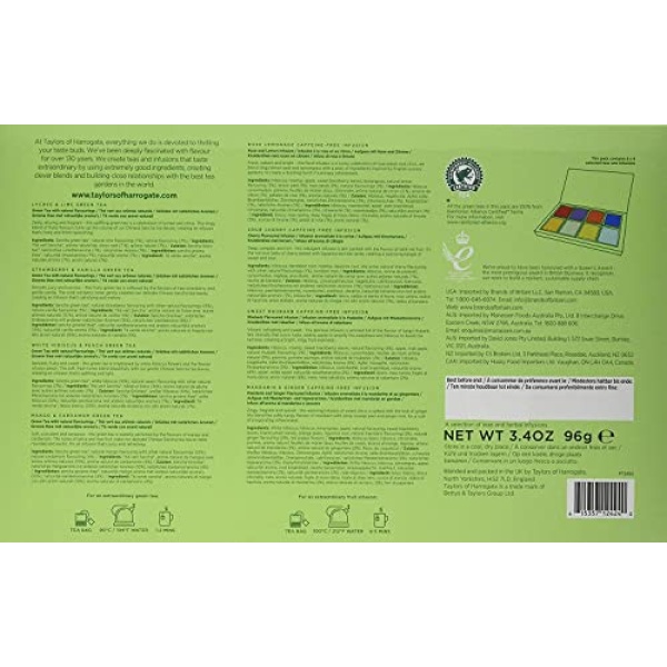 Taylors Green Tea & Herbal Infusions Variety, 48 Count