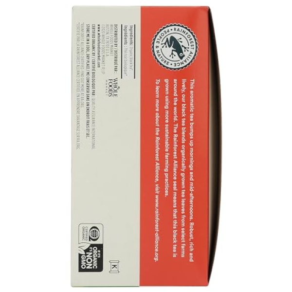 365 by Whole Foods Market, Organic Black Tea, 70 Count