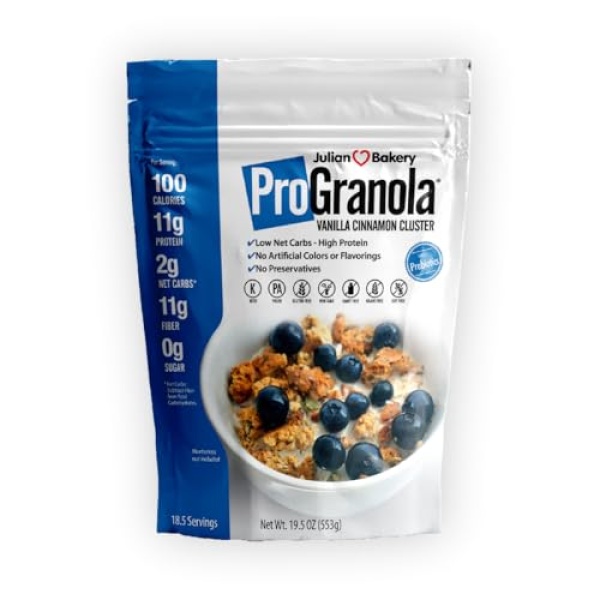 Julian Bakery ProGranola Cereal Vanilla Cinnamon 12g Protein
