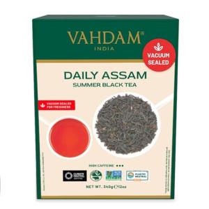 VAHDAM Assam Black Tea Leaves 340g | High Caffeine