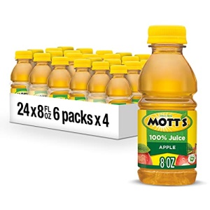 Mott's 100% Original Apple Juice, 240ml Bottles, 24 Count