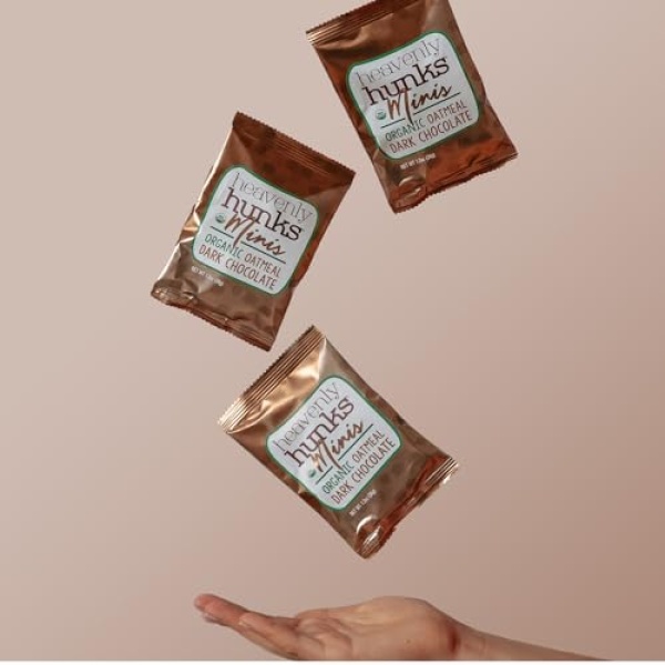 Heavenly Hunks Organic Oatmeal Dark Chocolate Chip 34g