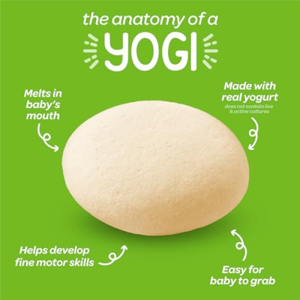 Happy Baby Organics Yogis, 3 Flavor Variety Pack, 28g