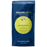 Amazon Fresh Organic Peru Whole Bean Coffee, Medium Roast