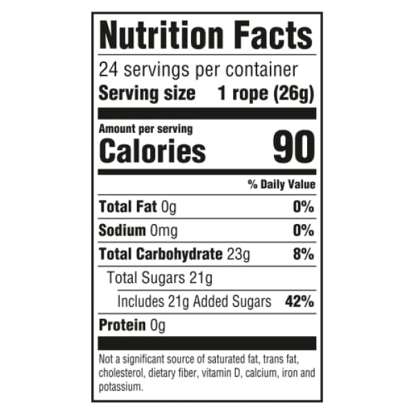 Easter Nerds Ropes, Pack of 4, 26g Each