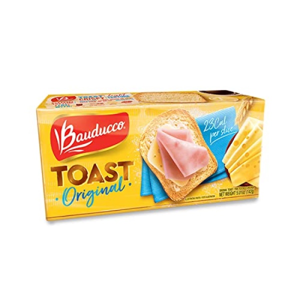 Bauducco Original Toast - Light & Crispy, 142g (Pack of 1)