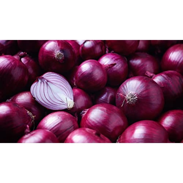 Generic Red Onions, Fresh, USA, Non-GMO, Bulk (454g)