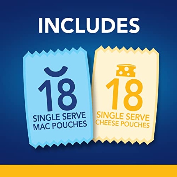 Kraft Easy Mac Original Mac & Cheese (18 Packets)