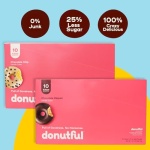 Donutful Choc Chip & Dipped Mini Donuts Snack Pack - 20x2