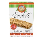 Sunbelt Bakery Oats & Honey Granola Bars, 15 Bars (28g each)
