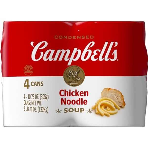 Campbell's Condensed Chicken Noodle Soup, 305g (4-Pack)