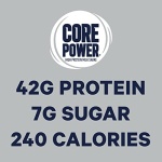 Core Power Elite 42g Protein Shakes, Chocolate, 414ml, 12 Pack