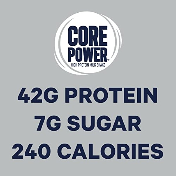 Core Power Elite 42g Protein Shakes, Chocolate, 414ml, 12 Pack
