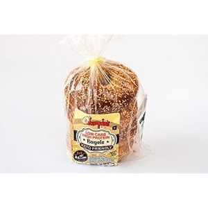 Chompie's Low-Carb Sesame Bagels, 2g Net Carbs, 12 Ct