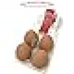 Ceramic Nest Eggs - Brown (4-Pack)