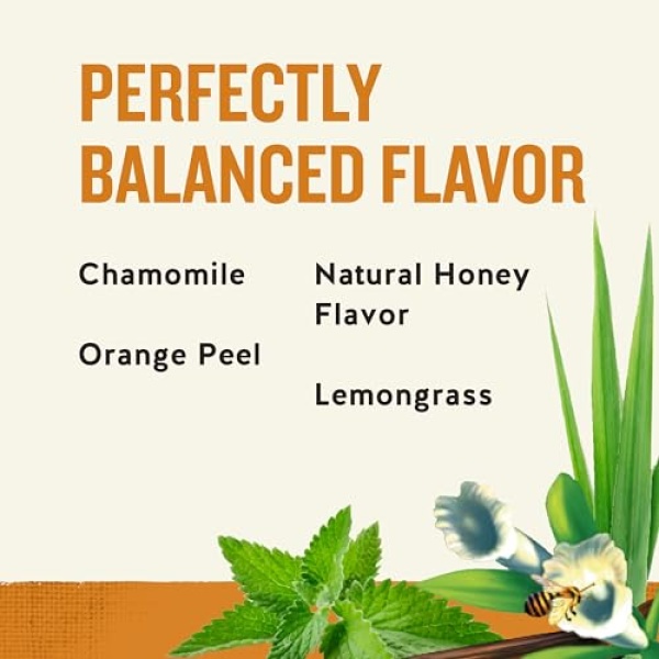 Celestial Honey Vanilla Chamomile Tea, 20 Bags, Pack of 6