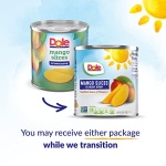Dole Canned Mango Slices in Syrup, 440g, 12 Count