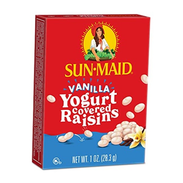 Sun-Maid Vanilla Yogurt Raisins - 6 Pack (28g each)