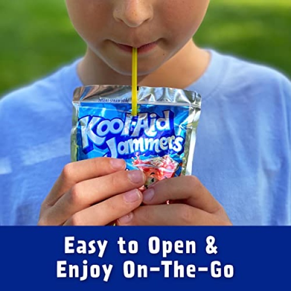 Kool-Aid Jammers Blue Raspberry Kids Drink (10 ct, 177 ml)