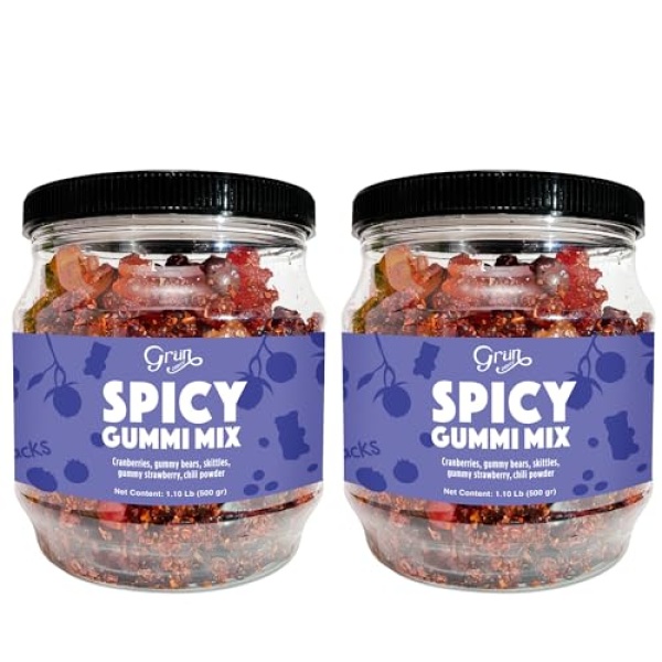 Grun Choice - Spicy Gummy Mix, 2-Pack (500g each)