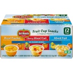 Del Monte Fruit Cup Snacks, No Sugar, 12-Pack, 113g