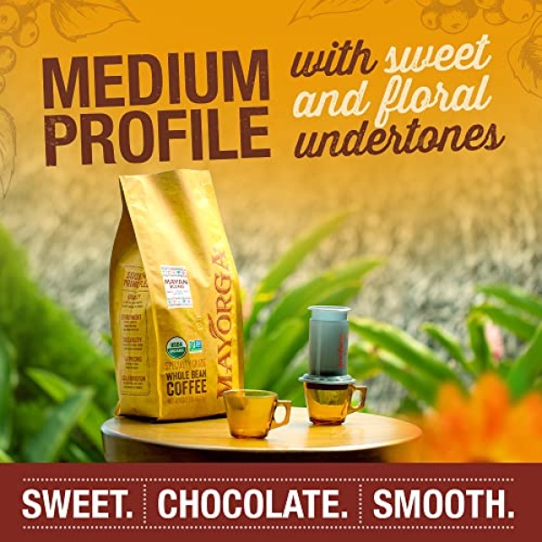 Mayorga Medium Roast Whole Bean Coffee, 2.27 kg Bag