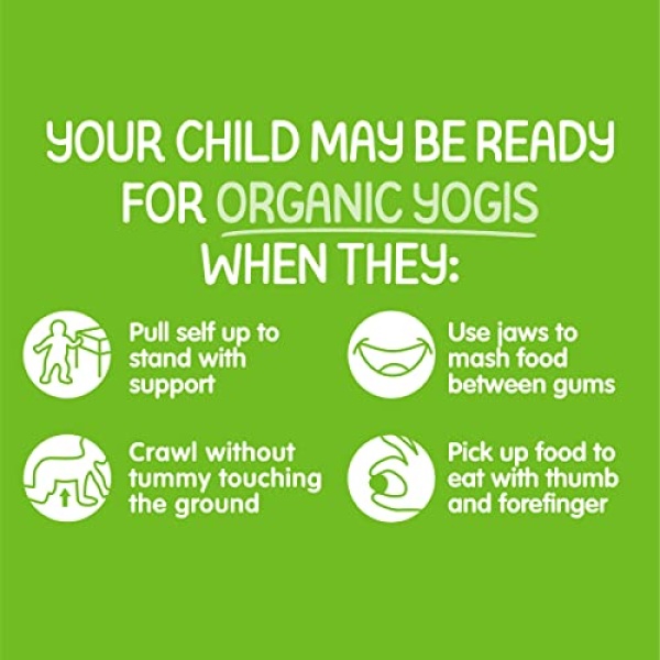 Happy Baby Organics Yogis, 3 Flavor Variety Pack, 28g