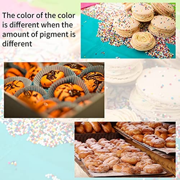 Gel-Based Edible Food Color for Baking (Metric)