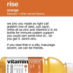 vitaminwater zero sugar rise, orange, 591 ml, 12 Pack