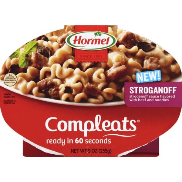 HORMEL COMPLEATS Beef Stroganoff Sauce, 255g (Pack of 6)