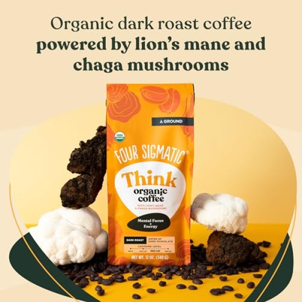 Four Sigmatic Think Mushroom Coffee | 340g Bag