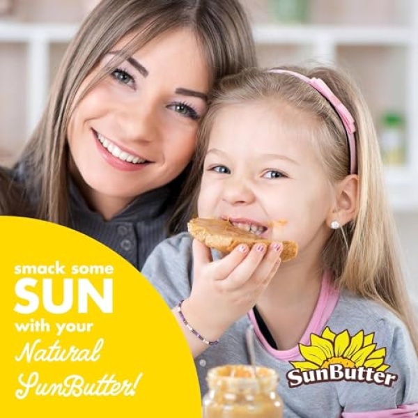 Sunbutter Variety Pack 3 Jars (Creamy, Crunch, Choco) + Spreader
