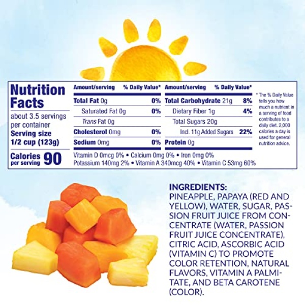 Dole Tropical Fruit in Syrup & Juice, 432g, 12 Count