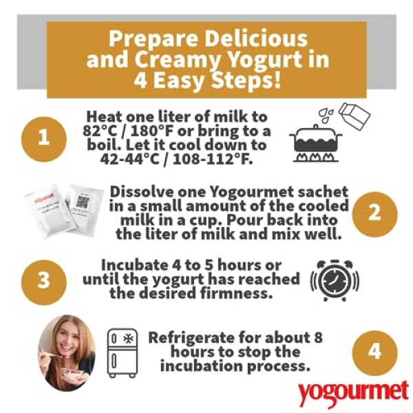Yogourmet Yogurt Starter - 16 Pack - 3 g Sachets