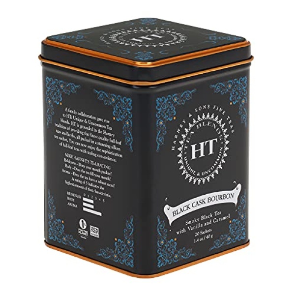 Harney & Sons Black Cask Bourbon Tea, 20 Sachets