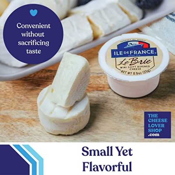 Ile de France Mini Brie Cheese - 25g Brie Bites