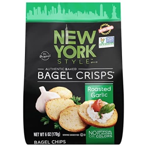 New York Style Bagel Crisps, Garlic, 170g