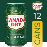 Canada Dry Ginger Ale, 355 ml cans (Pack of 12)