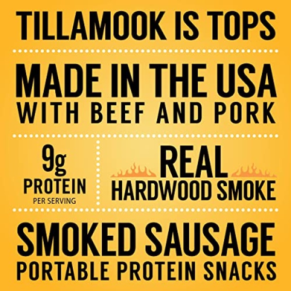Tillamook Teriyaki Smoked Sausages, 430g, 20 Count