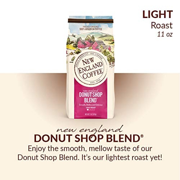 New England Coffee Donut Shop Light Roast, 312g Bag